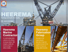 Tablet Screenshot of heerema.com